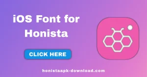 iOS Font for Honista